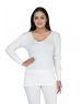 Women Inner Vest Woolblend FS Thermal Cream